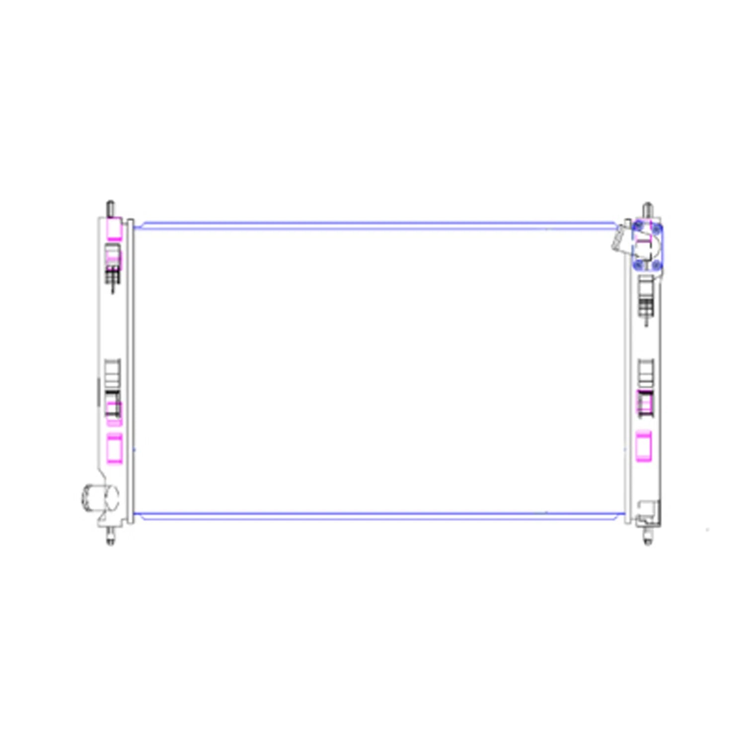 Replacement Plastic/Aluminum Radiator (See compatibility Chart)