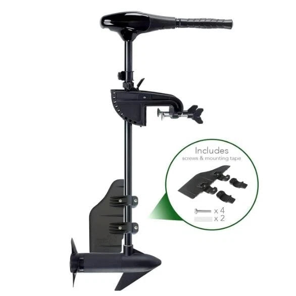 Rudder Kit for 24-55 lb Thrust Motors (Black Plastic, Stainless Fasteners)