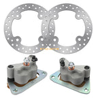 Front Left/Right Brake Caliper & Disc Rotor for Polaris RZR 800 EFI (2008–2014)