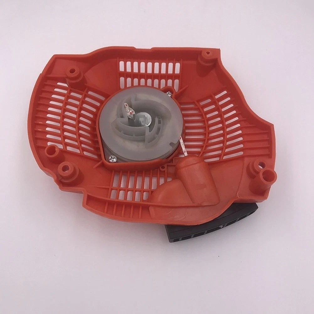 Recoil Pull Start Assembly for Chainsaw 445 450 (Red Plastic)