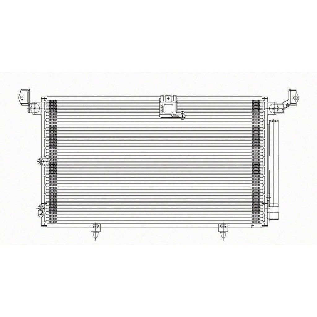 Replacement A/C Condenser w/Receiver Drier For 1999-2003 Lexus RX300