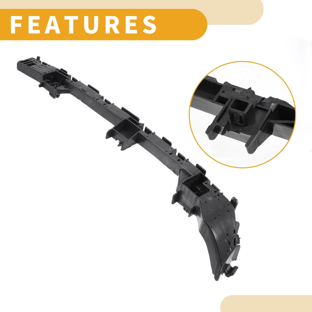 LH Rear Bumper Support Bracket for Honda Fit (2015–2017) 1 Pc Black ABS
