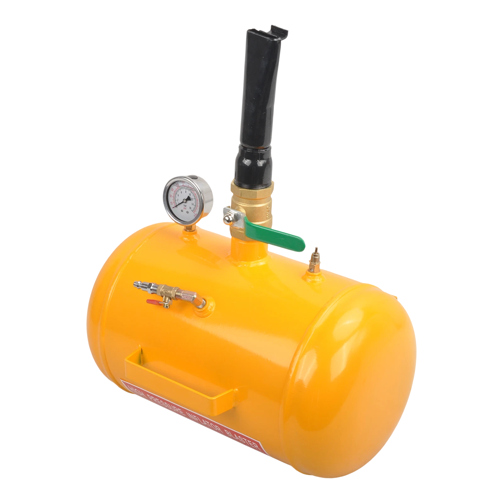 5 Gallon Air Tire Bead Seater Blaster Tool 145psi - Yellow