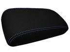 Carbon Fiber Console Lid Armrest Cover for Lexus SC300 (1992–2000) Blue Stitch