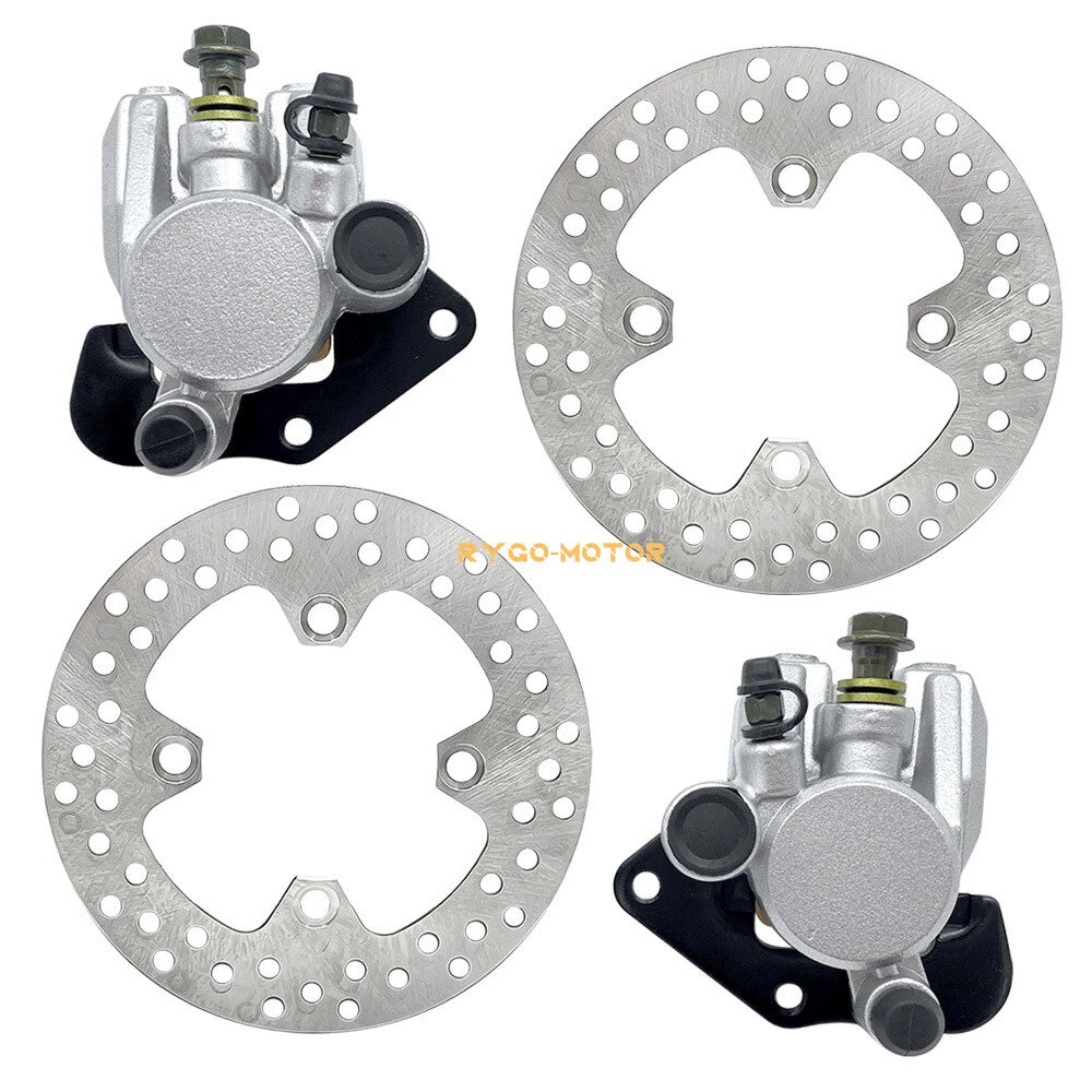 Front Brake Calipers & Disc Rotor for Kawasaki Prairie 360 (2003–2013)