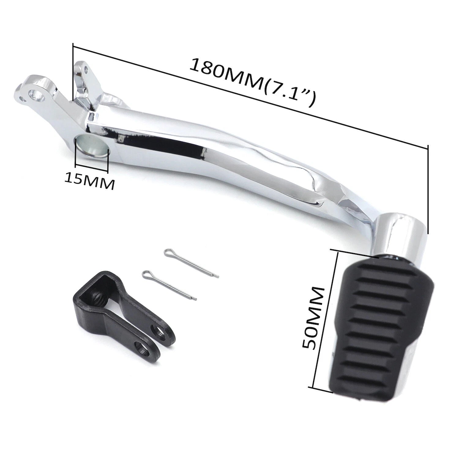 Chrome Omni Driver Brake Foot Control Lever for Honda Gold Wing GL1800 (2018–2021)