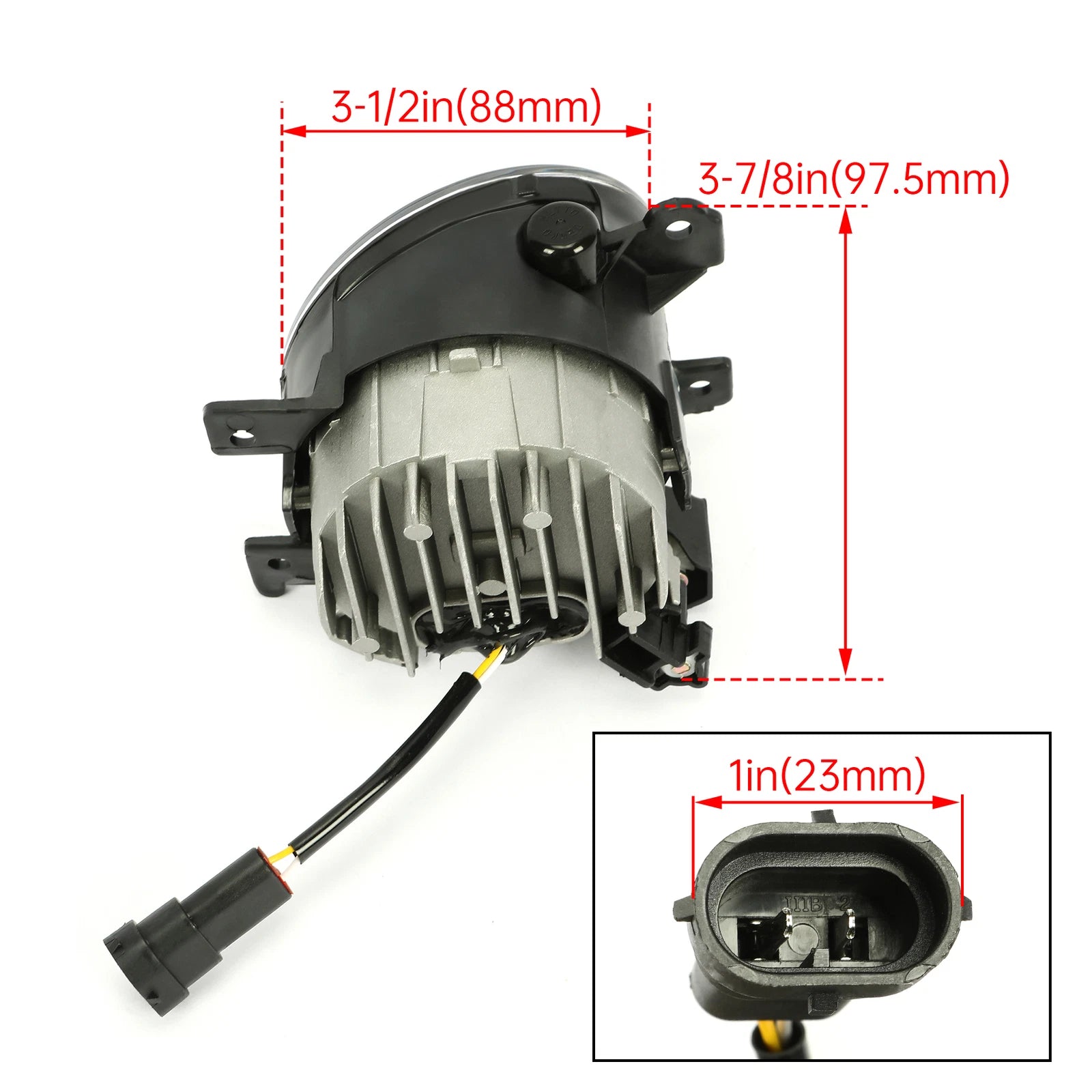 Front Fog Light Lamp Assembly Left for Infiniti Q50 Q60 (2014–2020)
