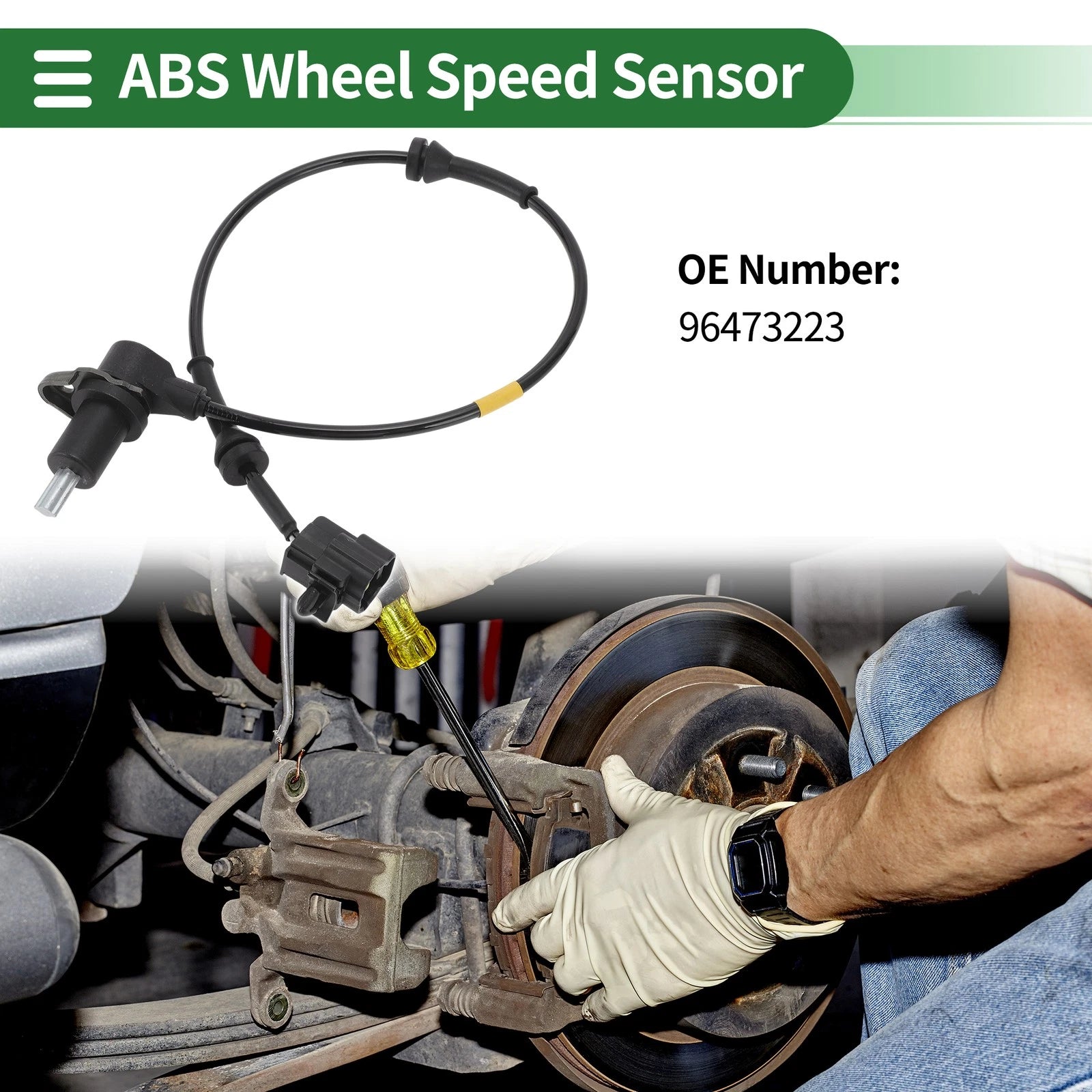ABS Wheel Speed Sensor No. 96473223 for Chevrolet Aveo (2004–2014)
