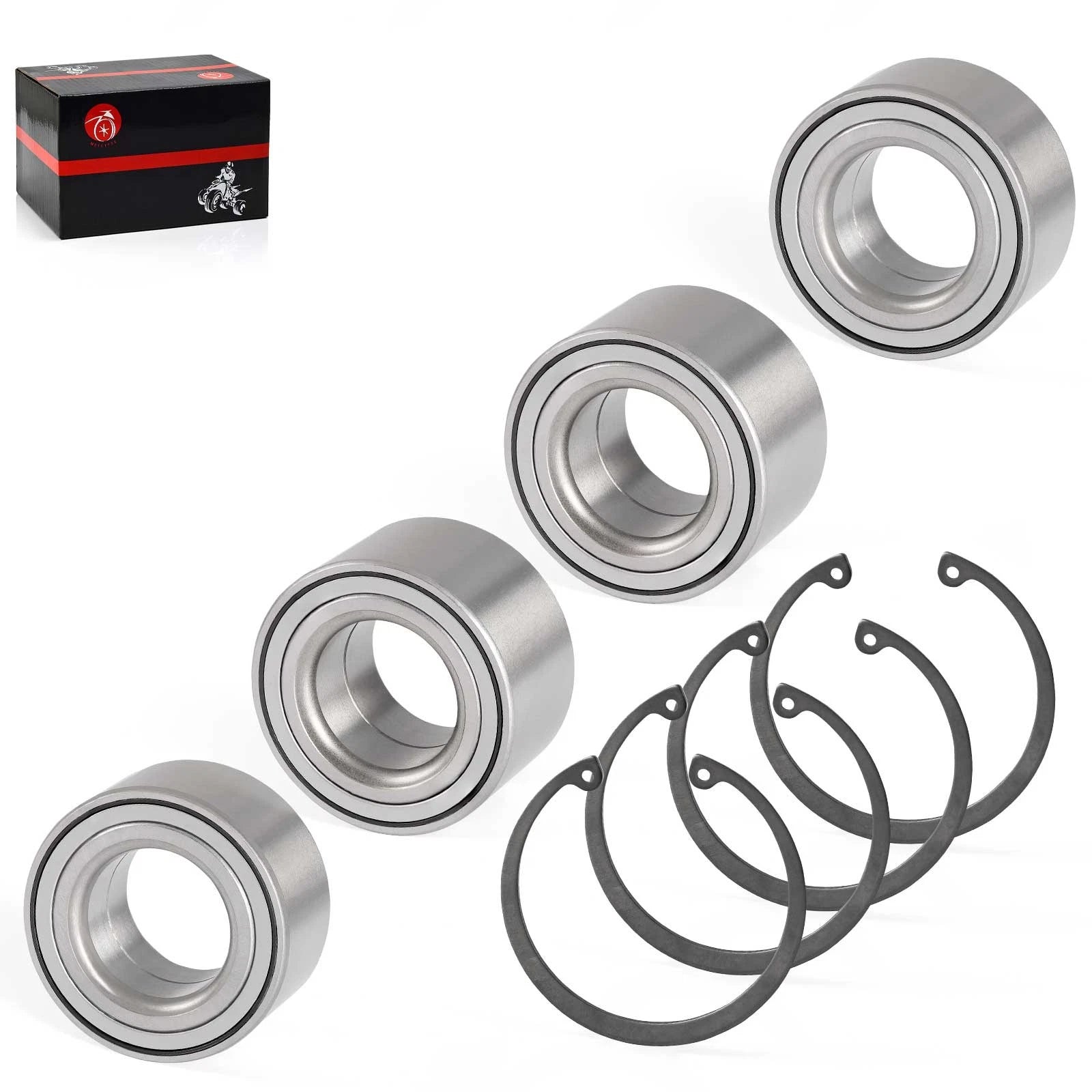 Front Rear Wheel Bearing for Kawasaki Teryx KRX KRX4 1000 (2020–2023) 92045-0919 92045-0920