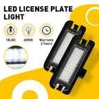 LED White License Plate Lights for Ford Mustang (2015–2021)
