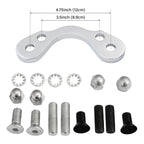Front Springer Fork Handlebar Tree Adapter Clamp for Harley (Fits 3.5" & 4.75")