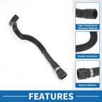 Engine Radiator Hose No. 17127575453 for BMW 550i (2011–2013) Rubber Black