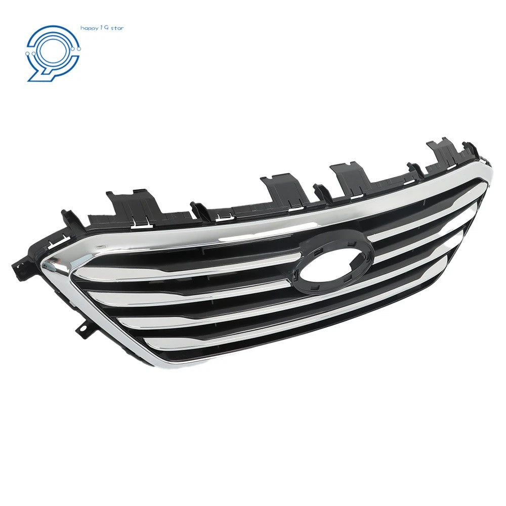 Front Bumper Upper Grille for Hyundai Sonata (2015-2017) Chrome