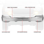 Chrome Steel Front Bumper for GMC Sierra 1500 2500 HD Yukon (1999–2006)