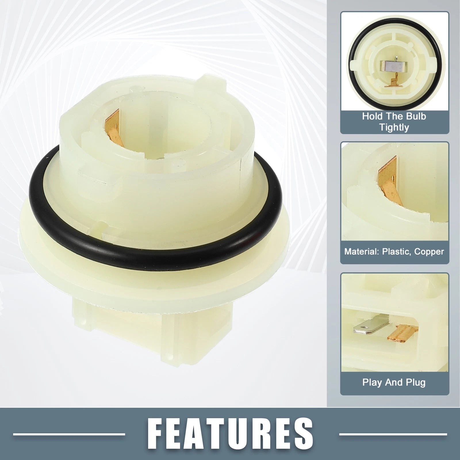 Side Indicator Lamp Holder for Nissan Volvo (White)