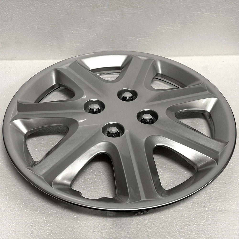 Wheel Cover Hubcaps Push On Silver Set for 2003-2005 Honda Civic (15 in)