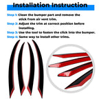 Front Air Vent Cover Trim for Mercedes-Benz C Class (2014–2021) Glossy