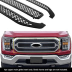 Upper Black Mesh Grille Insert for Ford F-150 XL/XLT (2021-2023)