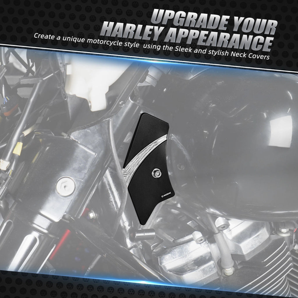 Steering Neck Covers Trim for Harley Road King FLHR, FLHP (2017–2022)