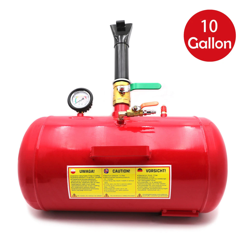 10 Gallon Air Bead Seater Tire Tool Blaster Red 145PS