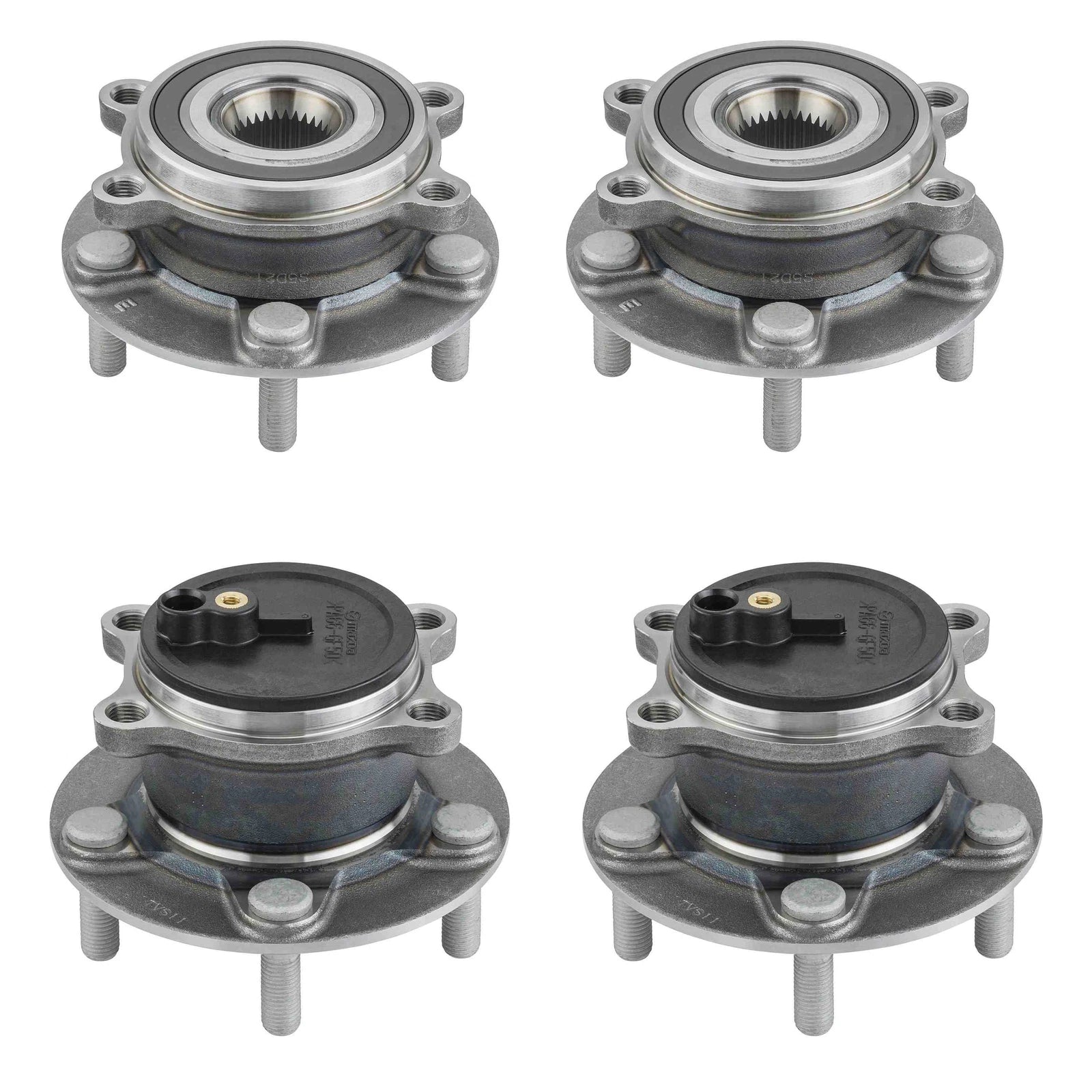 Moog Front & Rear Wheel Bearing and Hub Assemblies Kit for Mazda 6 CX-5 (2013–2021)