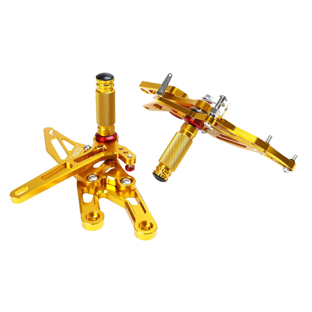 Rearsets Footpegs Gold for Honda CBR 600 RR (2003–2006), CBR 1000 RR (2004–2007)