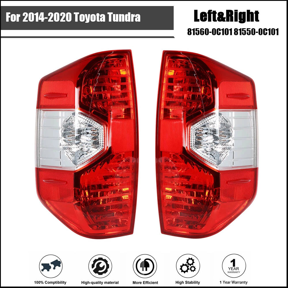 Tail Light Assembly for Toyota Tundra (2014–2020) Set of 2
