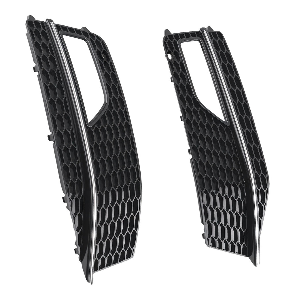 Front Bumper Fog Light Grille Cover for Audi A4 (2013–2016)