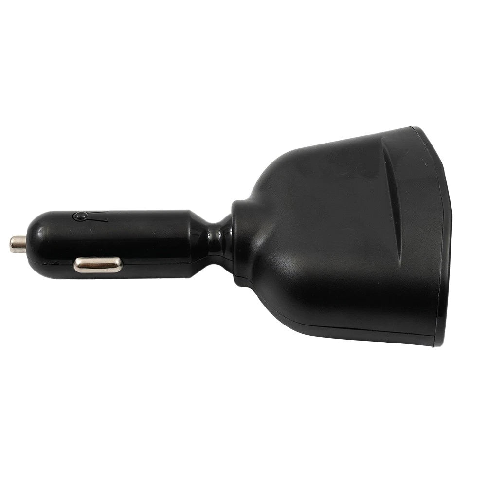 Car Charger with LED Digital Display Type-C + QC3.0 + 2.4A 120W