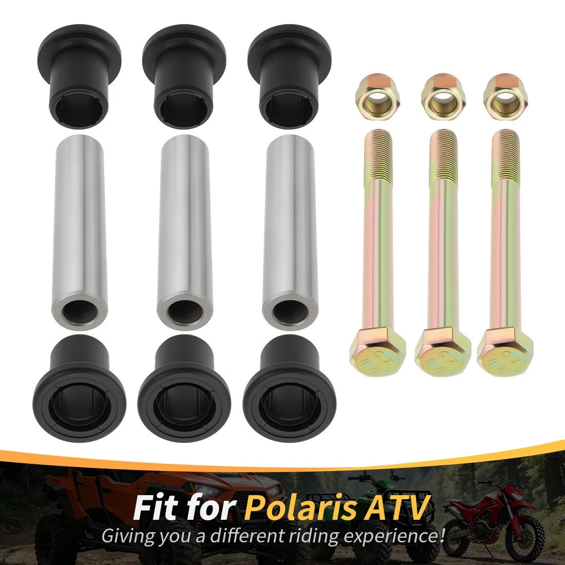 A-Arm Bushing Kit for Polaris Sportsman 400 450 500 570 (2000–2023)
