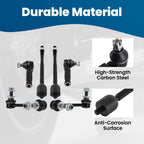 6PC Front Sway Bar Links & Tie Rod Ends for Toyota Tacoma (2005–2022)