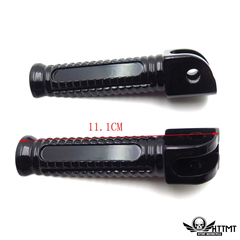 Front Racing Footpegs for Suzuki GSX 1300R Hayabusa (1999–2007) & B-King (2008–2013) - Black