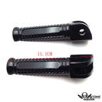 Front Racing Footpegs for Suzuki GSX 1300R Hayabusa (1999–2007) & B-King (2008–2013) - Black