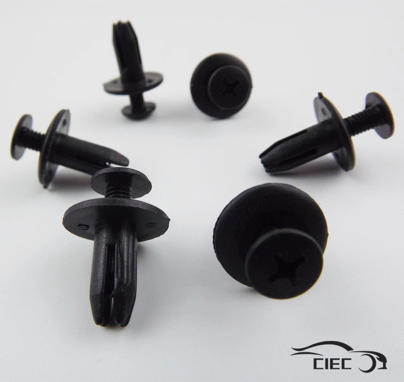 Set of 10 Push Plastic Rivets for Auto Car Door Fender (Universal)