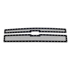 Stainless Black Rivet Studs Mesh Grille for Chevy Silverado 1500 (2014-2015)
