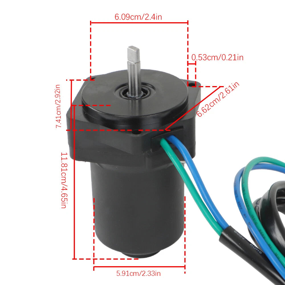 Tilt Trim Motor for Yamaha Engines (Various Models)