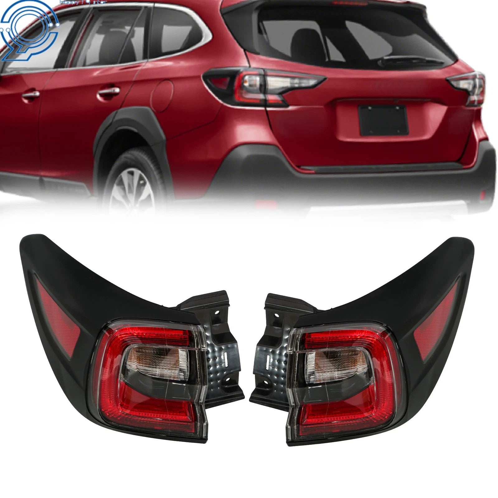 Set of 2 Rear Outer Tail Light Assemblies for Subaru Outback (2020-2025)