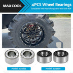 Set of 4 Wheel Bearings for Polaris Ranger 800 900 1000 RZR (2008–2020)