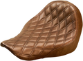 SADDLEMEN Renegade Solo Seat for FL/FX (2018–2024) - Lattice Stitched - Brown