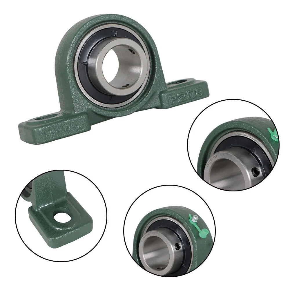 2 Piece Solid Base Pillow Block Bearing