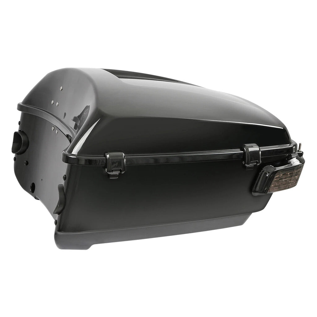 Trunk Rack Pad Speaker LED Light for Harley Touring Street Glide (2014–2026)
