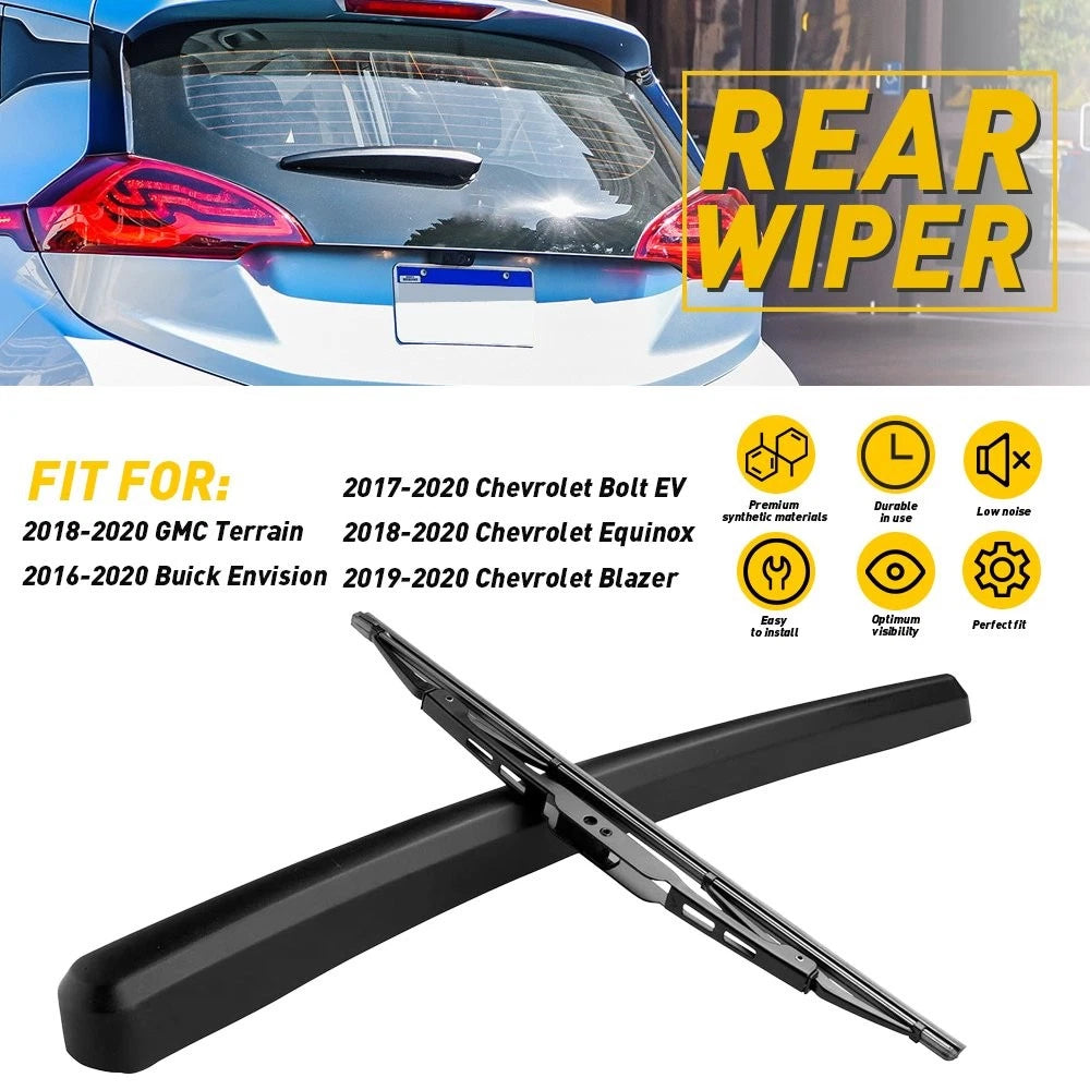 Rear Windshield Wiper Arm & Blade for Chevy Blazer Equinox GMC Terrain (2018–2020)
