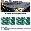 2X Yellow Angel Eye DRL LED Board for BMW F30 F31 LCI (2012–2019)