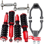 Coilovers Adj Height Shocks Suspension Control Arm Kit For Honda CR-V 1996-2001