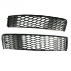 Pair Front Bumper Grille Outer Covers for Audi Q7 (2011–2015)