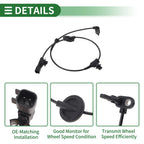 ABS Wheel Speed Sensor No. 26236681 for Buick Cavalier (1995–2005) Front Right