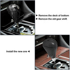 Automatic Gear Shift Knob for Lexus ES350 Faux Leather Black (2007-2012)