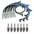 NGK 7mm Wire Set & Denso Iridium Spark Plug Kit for Dakota Durango Ram 1500 (1997–2003)