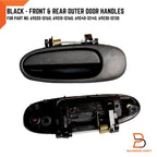 Black Outer Door Handles for Toyota Corolla AE100 AE101 AE102 (1992-1998)