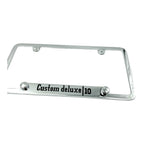 License Plate Frame Licensed for Chevrolet Custom Deluxe (2014–2019)
